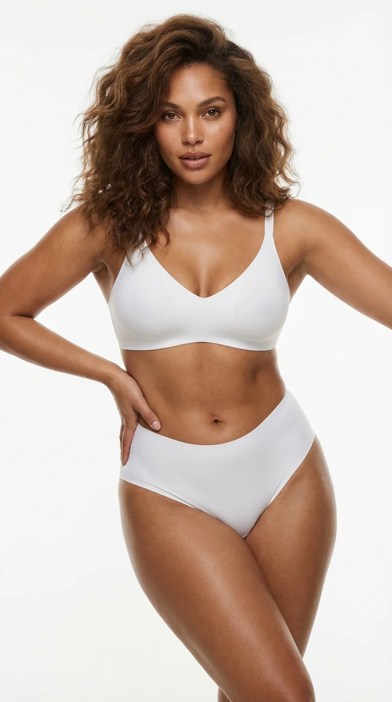 DOMİNANT İz Yapmayan Beyaz Kadın Boxer - Ön Görünüm